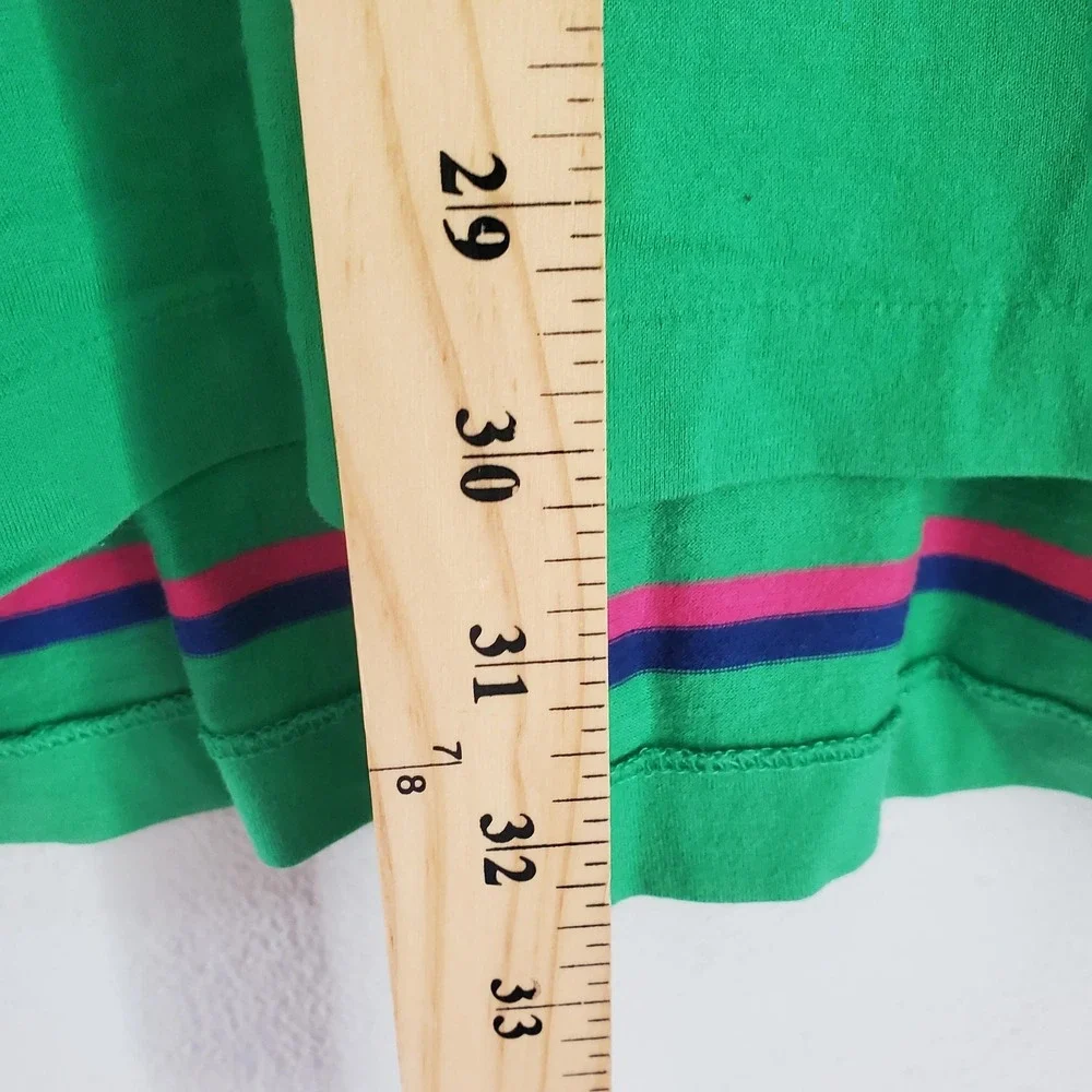 Polo Golf Ralph Lauren Polo Shirt Mens XL Green Pink Blue Striped‎ Lakewood Pima
